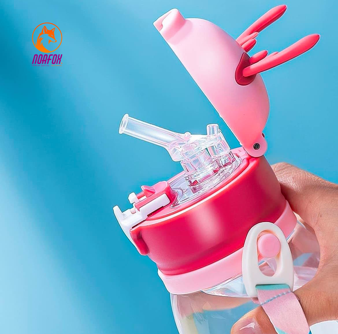 Sipper Water Bottle for Kids (Pack of 1) | Noafox