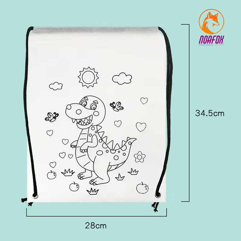 DIY Drawstring Haversack Dori Bag mixed designs (1 Piece) - Noafox