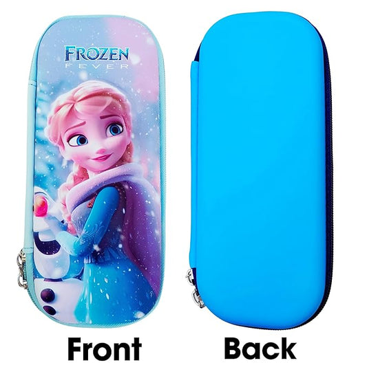 Ethylene Vinyl Acetate (Eva) Pencil Box Pouch for Kids (Pack of 1), Birthday Return Gifts, Gift Ideas for Kids, Stylish Premium Hardtop Stationery Bag for School Students, Multicolor