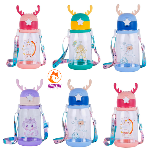 Sipper Water Bottle for Kids (Pack of 1) | Noafox