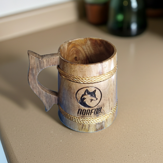 Wooden Coffee Mug - Noafox